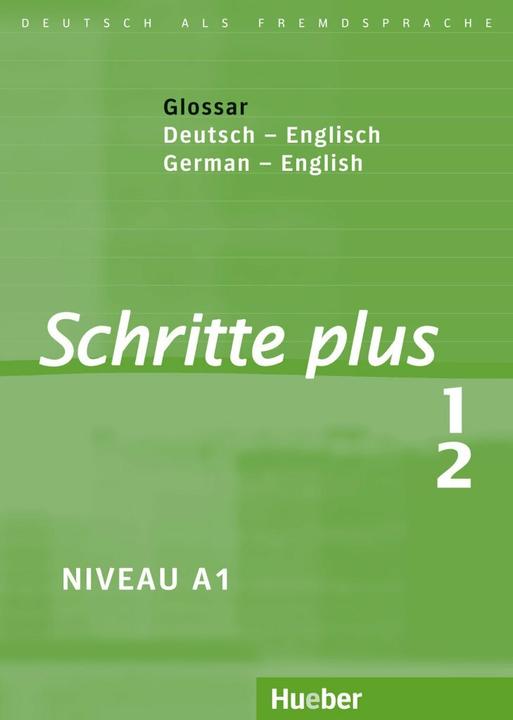 Produktbild Schritte plus 1+2. A1. Glossar Deutsch-Englisch - Glossary German-English (Deutsch, Daniela Niebisch, Franz Specht, 2017)