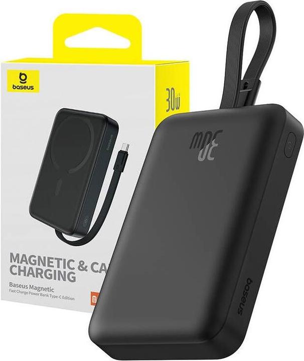 Produktbild Baseus Magnetic Mini Charger (10000 mAh, 30 W, 37 Wh)