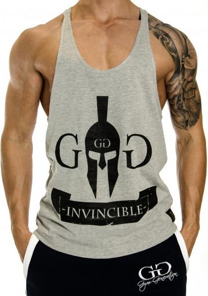 Gym Generation Warriors Invicible Stringer GREY