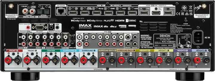 Immagine prodotto Denon AVC-X3800H (Stereo, 9.4 Canale, AM, FM)