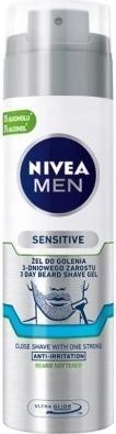 Actual product image NIVEA Men Sensitive żel do golenia 3-dniowego zarostu 200ml (200 ml, Shaving gel)