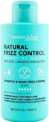 Produktbild NoName SOMNIS&HAIR 2-in-1 Shampoo & Maske für Haare Beseitigt Frizz 250ml (Flüssiges Shampoo)