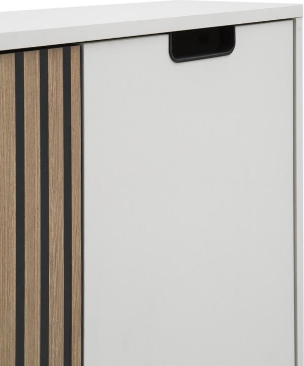 Actual product image Schildmeyer Ryker Highboard mattweiss / Akustikpaneel Optik