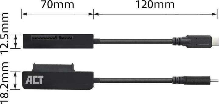 Produktbild USB-C adapter cable to 2.5" SATA HDD/SSD