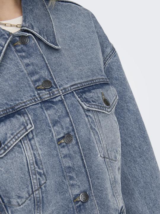 Produktbild Only Fly-Away Kragen Tief angesetzte Schulter Jacke Jeansjacke (S)