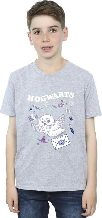 Actual product image Boys Owl Letter From Hogwarts T-Shirt (140, 146)