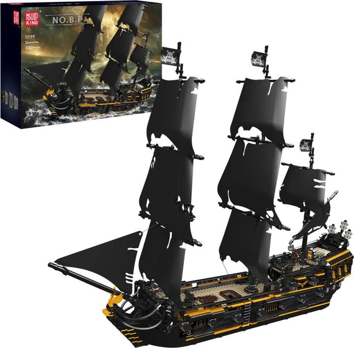 Actual product image Mould King Pirate ship