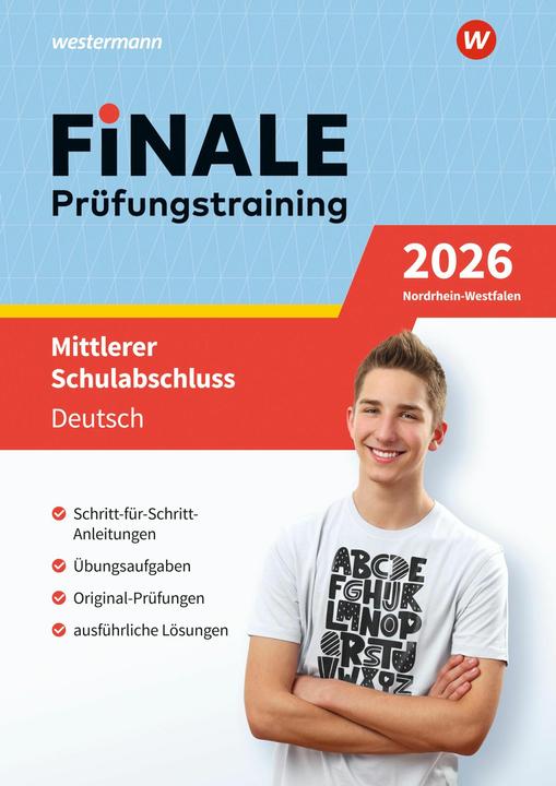 Immagine prodotto FiNALE - Prfungstraining Mittlerer Schulabschluss Nordrhein-Westfalen. Deutsch 2026 (Tedesco, Andrea Heinrichs, Martina Wolff, 2025)