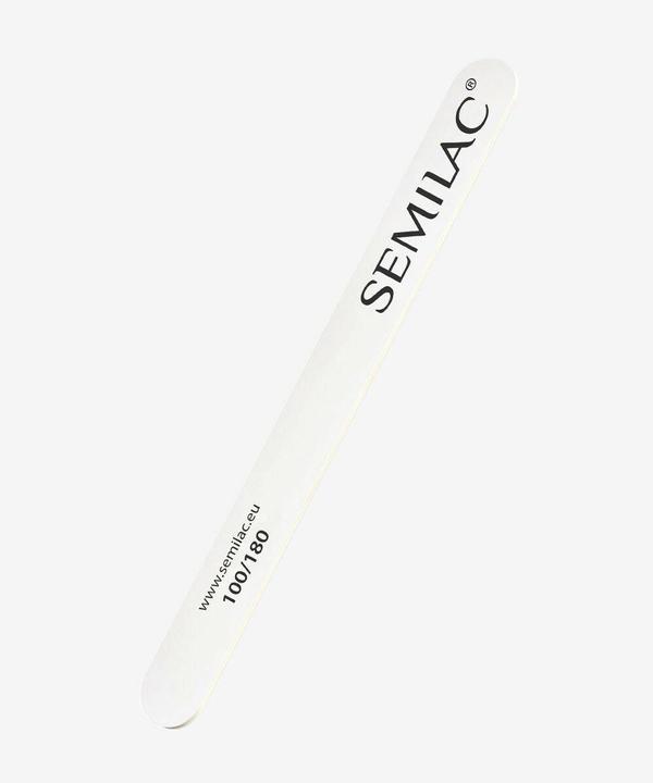 Produktbild Semilac Qualitäts-Holzfeile weiss 100/180 1St.