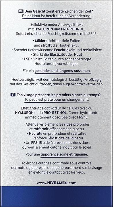 Produktbild NIVEA Anti-Age Hyaluron (50 ml, 24h Creme, SPF 15)