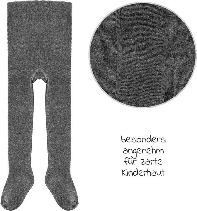Immagine prodotto La Loona Collant per bambini LaLoona confezione da 2 pezzi - grigio scuro - (98/104)
