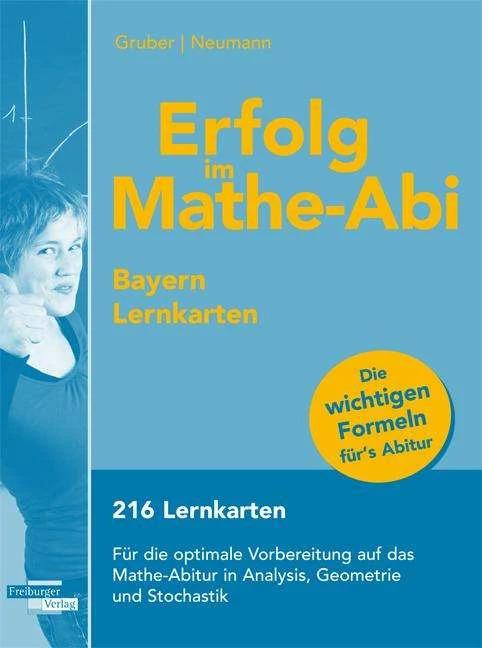 Immagine prodotto Erfolg im Mathe-Abi Bayern Lernkarten (Tedesco, Robert Neumann, Helmut Gruber, 2013)