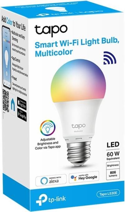 Immagine prodotto TP-Link Tapo L510E (confezione da 2) (E27, 8.70 W, 806 lm, 2 x, F)
