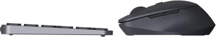 Actual product image Rapoo Wireless multi-mode desk set 9810M, QWERTZ, dark grey (00228039) (DE, Wireless)