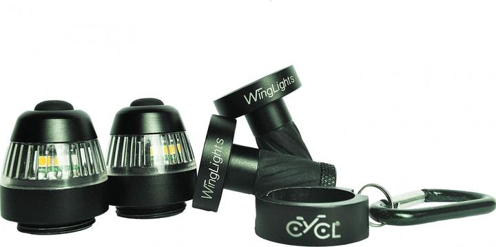 Produktbild CYCL WingLights 360 Clignoteur & Feu latéral pour vélo (fixation magnétique) (30 lm)