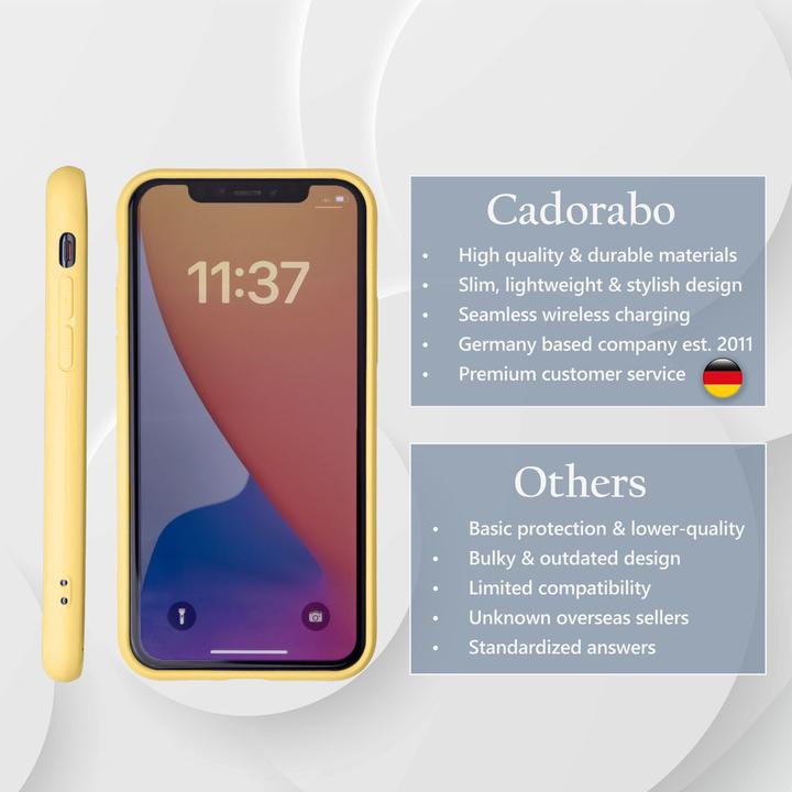 Actual product image Cadorabo TPU Liquid Silicone Case Cover (Apple iPhone 11 Pro)
