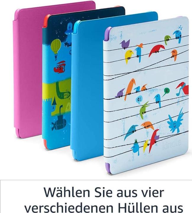 Actual product image Amazon Kindle Kids Edition 2019 (6", 8 GB, Black, Blue)