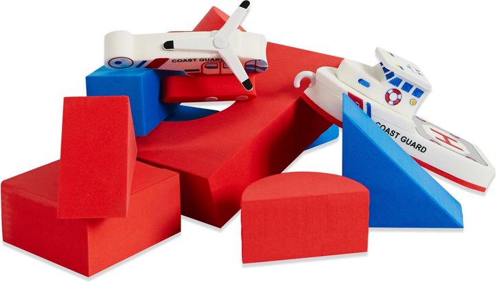 Actual product image Just Think Toys Coast Guard Boat & Helicopter