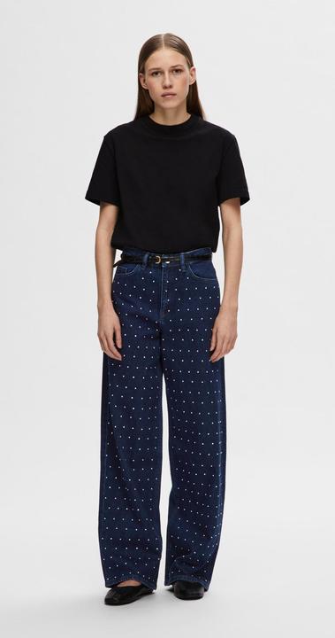 Produktbild Selected Femme Strass Wide Fit Jeans (W32/L32)