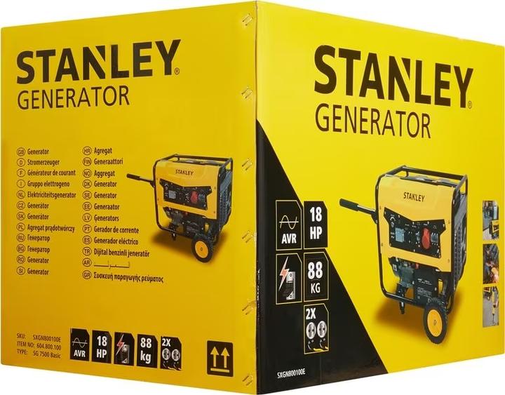Actual product image Stanley Generator SG7500 Basic (6800 W, 25 l)