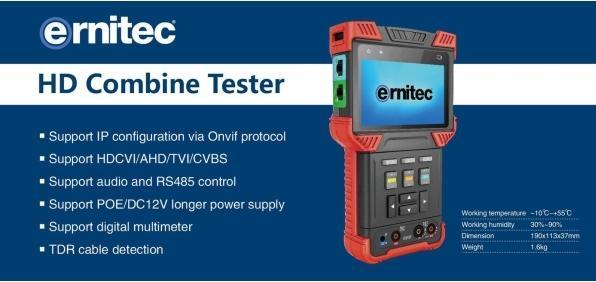 Produktbild Ernitec 4" Touch Screen Test Monitor (Netzwerkkabel)