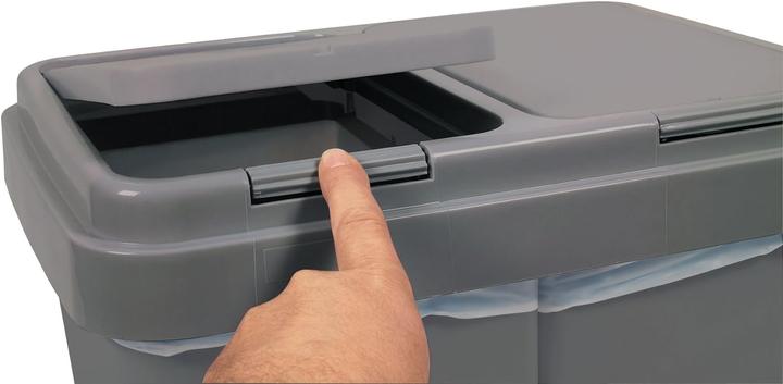 Image du produit Alpfa Duo Bin Anthracite (2x 25L) (60 l)