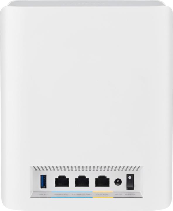 Actual product image ASUS Router WiFi 7 AiMesh ZenWiFi BT10 3 pcs White