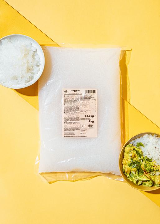 Actual product image KoRo Organic rice-like product made from konjac flour in water (1000 g)