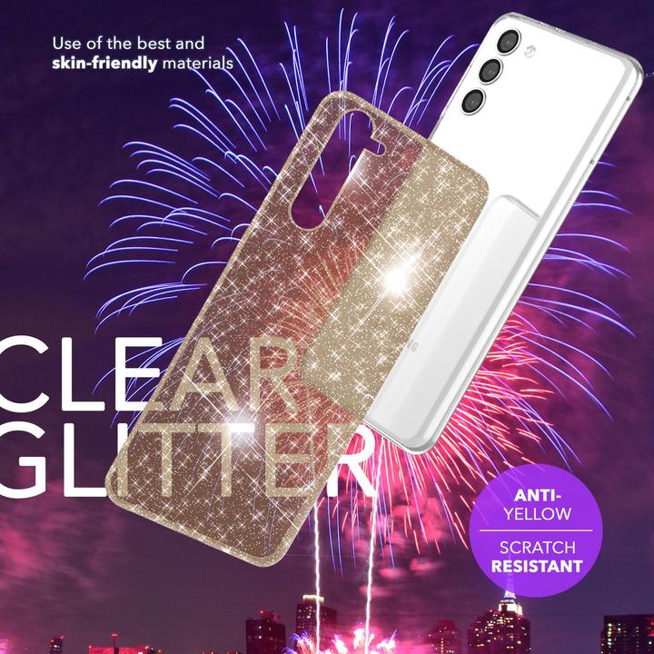 Produktbild Nalia Klare Glitzer Silikon Hülle (Samsung Galaxy S24)