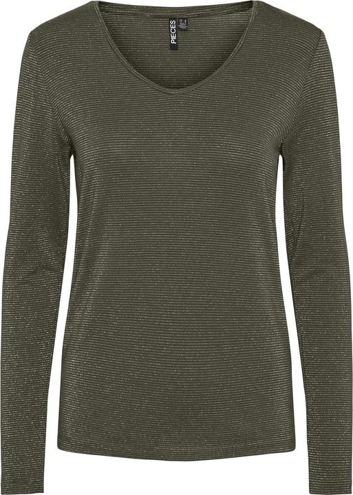 Image du produit Pieces Pcbillo Ls V-Neck Lurex Stripes Noos (XXL)
