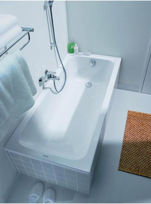 Produktbild Duravit Rechteckbadewanne Krperformbadewanne D-Code 75 x 170 cm wei glatt 700097000000000 (120 l, 170 cm, 75 cm)
