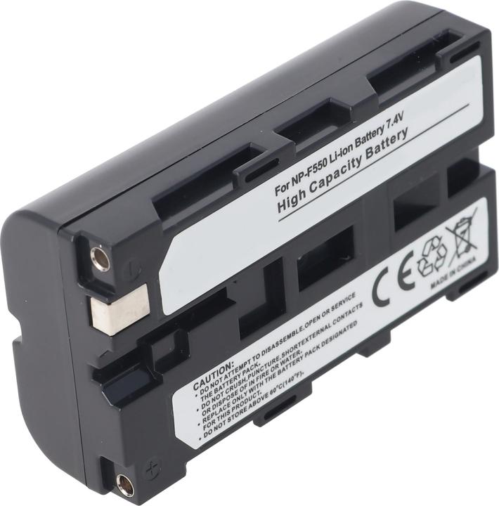 Actual product image AccuCell Battery Sony NP-F330, CCD-SC, CCD-TR, Sony NP-F330, Sony NP-F550, MBP-2S1PSD26