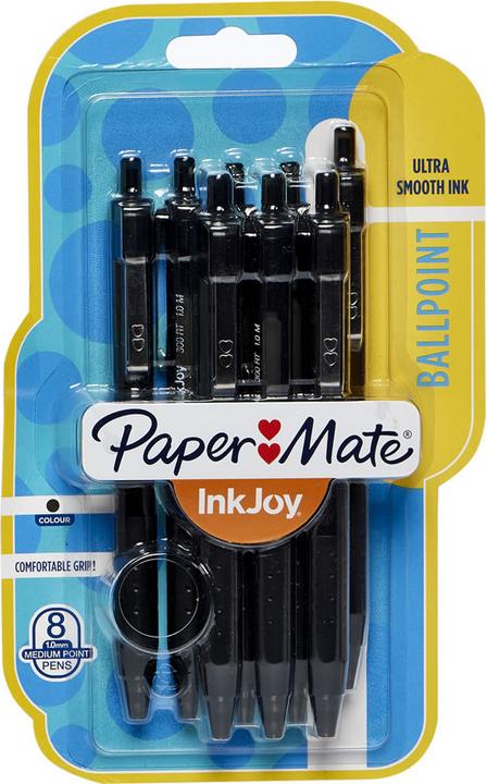 Immagine prodotto Paper Mate Penna a sfera InkJoy 300 RT 8er M (Nero, 8 x)