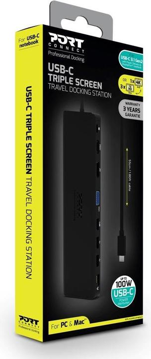 Produktbild Port Designs Stacja dokująca 901906-W (USB-C, 12 Ports)