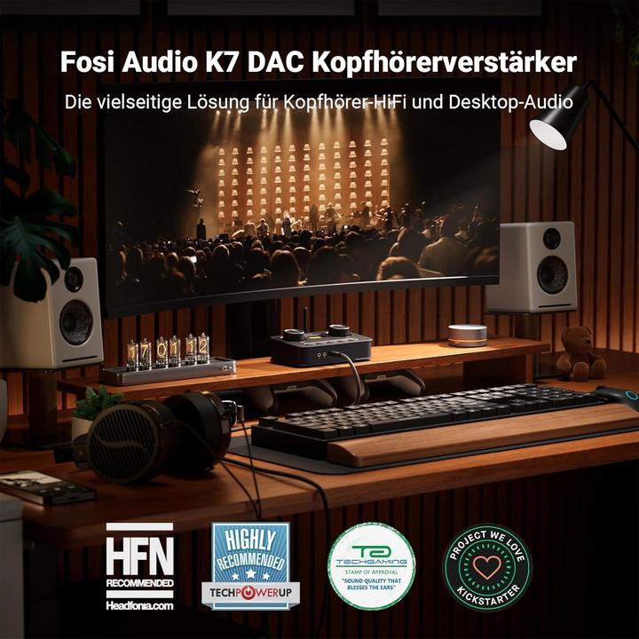 Immagine prodotto Fosi Audio K7 (Display, Bluetooth)