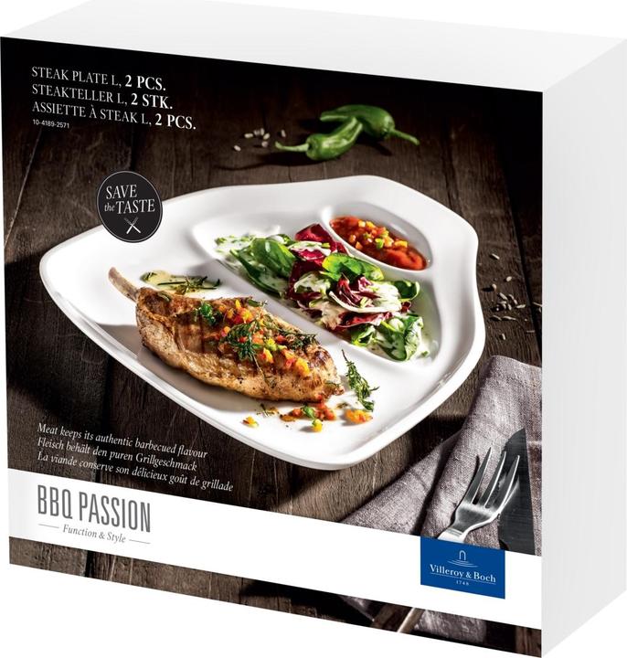 Actual product image Villeroy & Boch Steak Plate L Set of 2 BBQ Passion (2 x)
