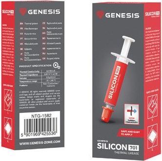 Produktbild Genesis Silicon ärmeleitpaste /m·K (8.30 W/m K, 0.50 g)