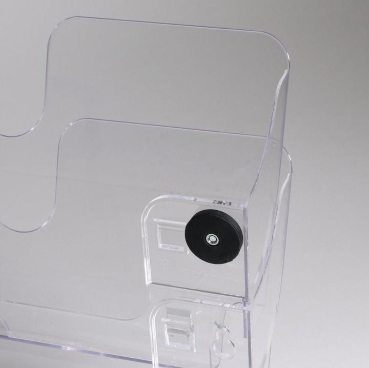 Immagine prodotto Durable Flexiplus 1709022400 Portadepliant a parete Trasparente Numero di scomparti (210 x 297 mm)