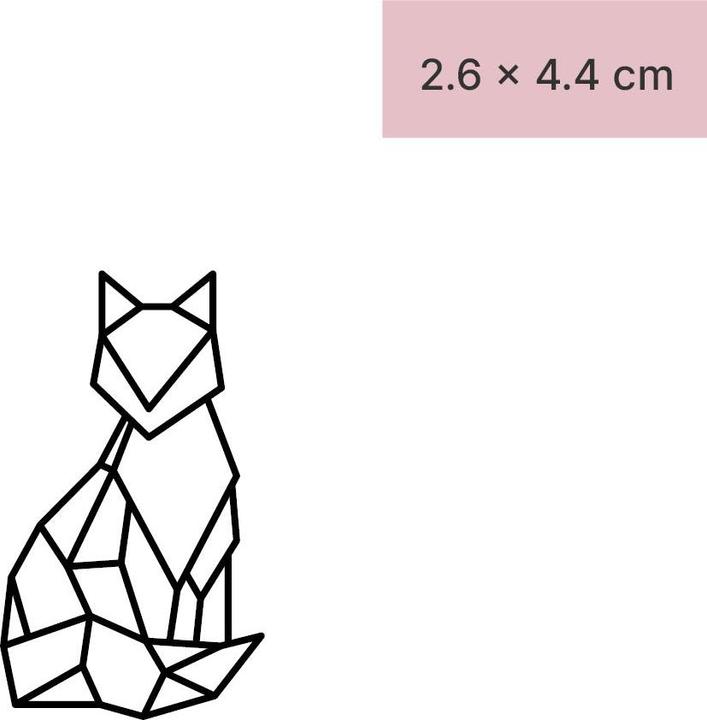 Image du produit minink Tatouage temporaire - Renard géométrique
