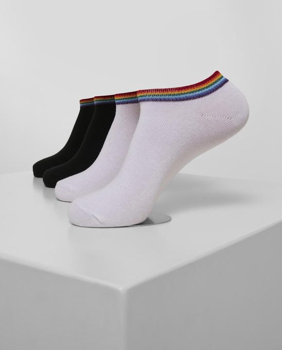 Produktbild Urban Classics Rainbow Socks No Show 4-Pack (4er Pack, 39 - 42)