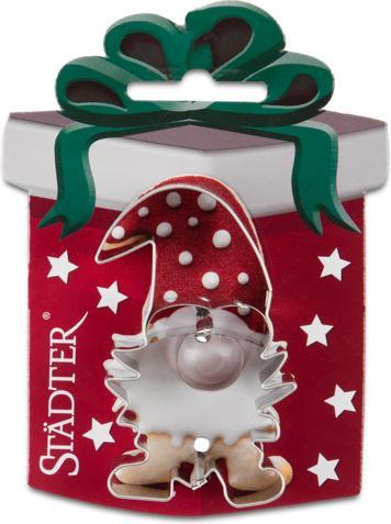 Actual product image Städter Cookie cutter on card gnome 7.5 cm