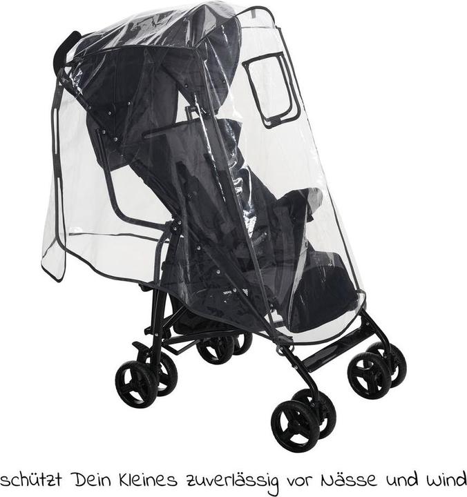 Actual product image Diago Universal rain cover for buggy & pushchair with lockable rain cover