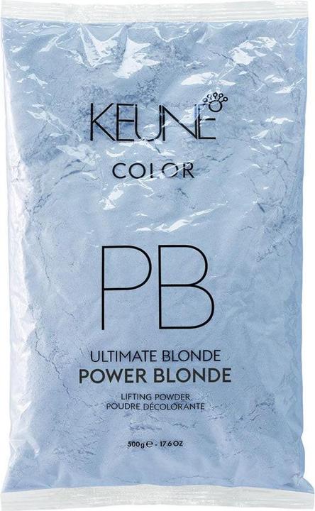 Actual product image Keune Set Duo Power Blonde Hair Oxidant Powder Refill - 2 Pieces, 500 Grams