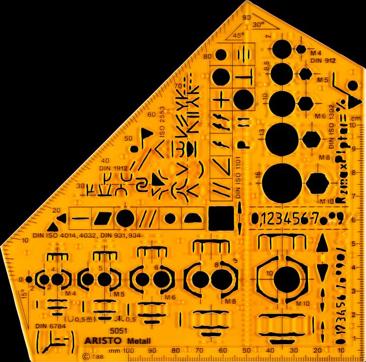 Produktbild Aristo Schablone (15.50 cm)