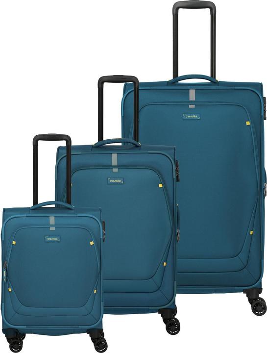 Image du produit Travelite Umbria 4 Rollen Kofferset 3-teilig mit Dehnfalte (207 l)