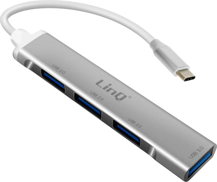 Actual product image LinQ USB-C / 4x USB Hub Adapter (USB-C, 4 Ports)