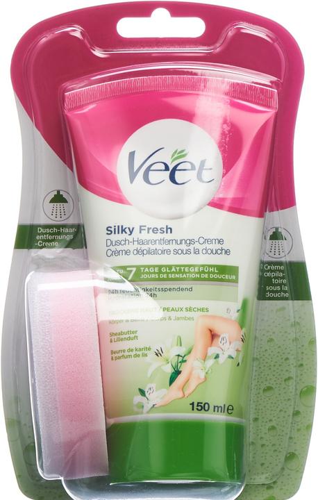Immagine prodotto Veet Crema per la rimozione dei capelli sotto la doccia (150 ml, 1 x, 198 g)