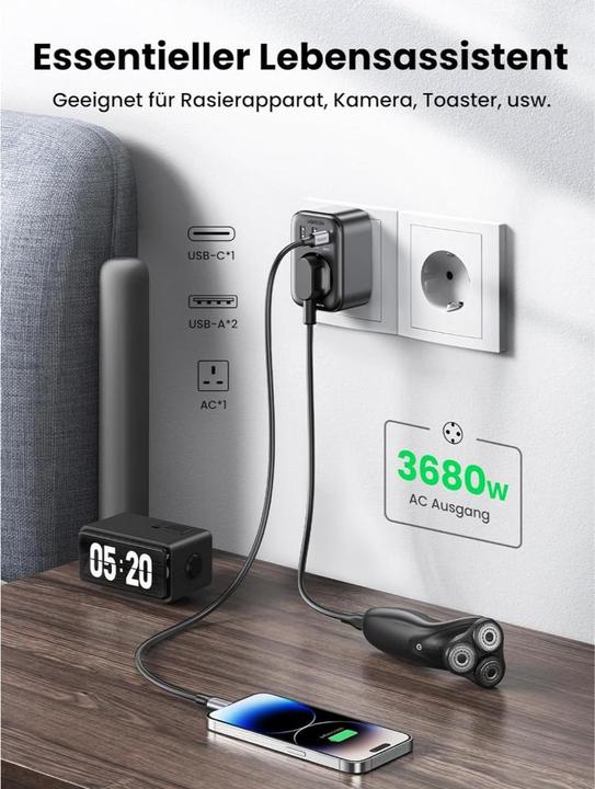 Actual product image Ugreen Przed?u?acz EU 90613, 30W (30 W)