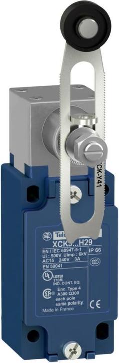 Immagine prodotto TE Sensors Finecorsa IP66 leva a rullo regolabile