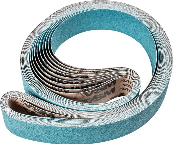Immagine prodotto Pferd Nastro abrasivo in zirconio BA 75x2500mm Z40 per un'elevata asportazione di materiale con (40)